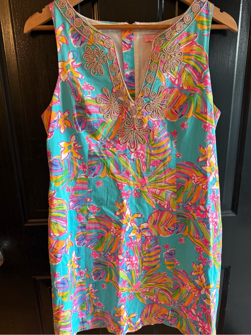 Lilly Pulitzer Gabby Shift Dress, Summer Haze, Size 12